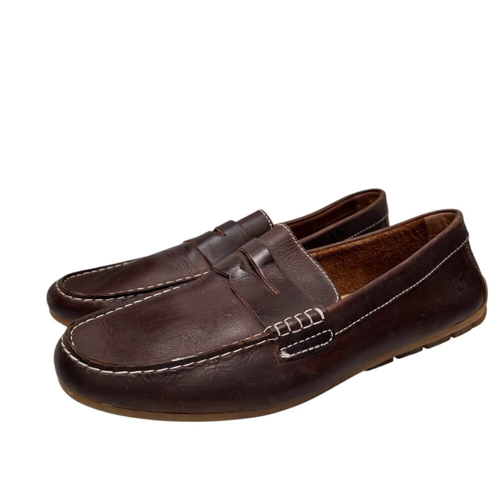 Born Andes Size 10.5 Men Leather Loafer Preppy Office Work Casual